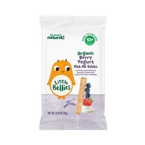 Little Bellies Organic Berry Yogurt Pick-me Sticks Baby Snacks - 0.56oz - 1 of 4