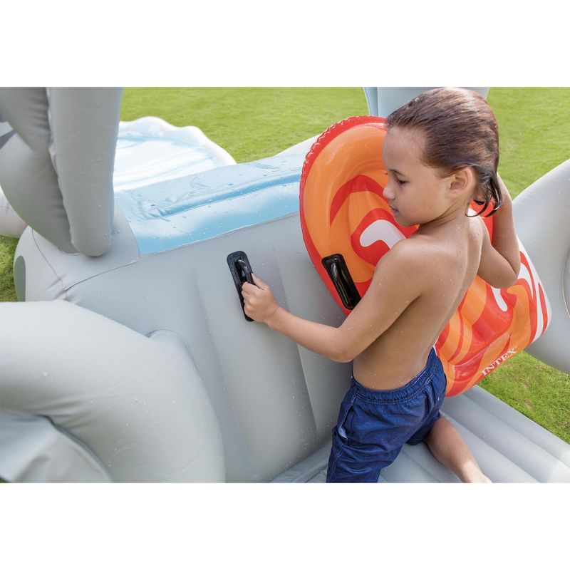 Intex Inflatable Surf 'N Slide Kids Home Outdoor Backyard Water Slide with 2 Surf Riders and Quick Fill 120 Volt Electric Air Pump, 3 of 7