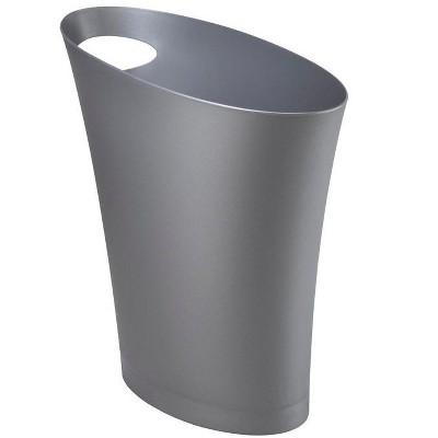 Umbra Skinny 2 gal Silver Plastic Modern Wastebasket (Case of 6)