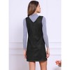 Jess by Meiko Women's Sleeveless Faux Suede Mini Dress - 4 of 4