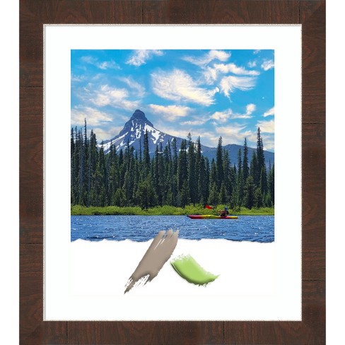 Amanti Art Wildwood Brown Narrow Picture Frame - image 1 of 4