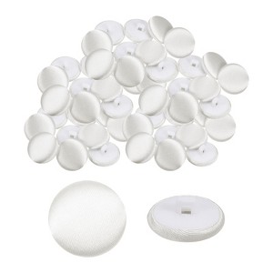 Unique Bargains Bridal Wedding Dress Suit DIY Satin Shiny Sewing Buttons 50 Pcs - 1 of 4
