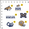 Montana State University Variety 50 Pack 50ct Vinyl Large Deluxe Stickers Variety Pack - 2 of 4