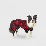Dog and Cat Holiday Tartan Print Matching Family Pajama Set - Wondershop™ Red