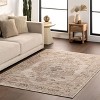 Nuloom Green Haven Collection Winona Recycled Cotton Pet Friendly Machine Washable Area Rug, 4' x 6', Beige - 2 of 4