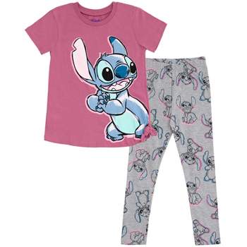 Disney Lilo & Stitch Girls T-Shirt and Leggings Outfit Set Little Kid to Big Kid