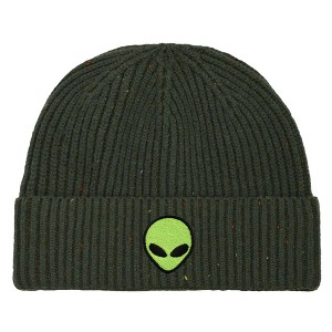 Dalix Alien Fisherman Beanie Hat Winter Knit Cuffed Watch Cap Mens - 1 of 4