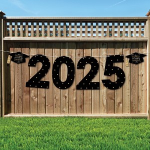 Big Dot of Happiness Tassel Worth The Hassle - Gold - Large Graduation Party Decorations - 2025 - Outdoor Letter Banner - 1 of 4
