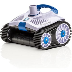 Hayward TracVac Lightweight Automatic Suction Vacuum Cleaner with Hose and Valve for In Ground Swimming Pool Maintenance, White - 1 of 1