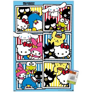 Trends International Hello Kitty and Friends: 21 Core - Group Photos Unframed Wall Poster Prints - 1 of 4