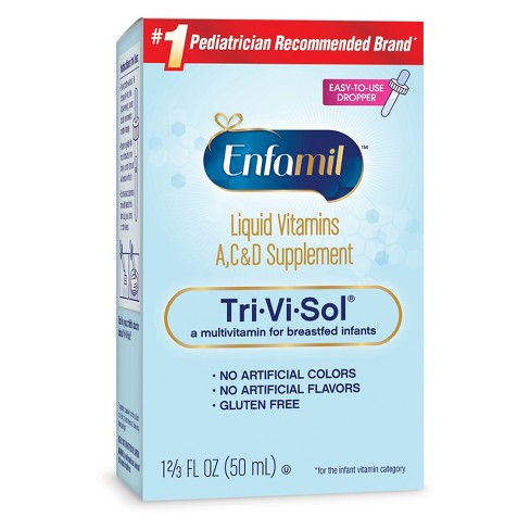 Enfamil Tri Vi Sol Infant Vitamins A C And D Dietary Supplement Drops 169oz