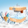 Gulches Snow Cone Makers - Tabletop Shaved Ice Machine with 2 Reusable Cups and Ice Scoop, Blue/Green/Orange - 2 of 4