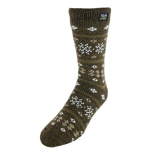 Polar Extreme Men's Assorted Stripes and Solids Slipper Socks - 1 of 1