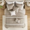 7pc Arliss Lace Trim Comforter Set with Throw Pillows - Madison Park - 2 of 4