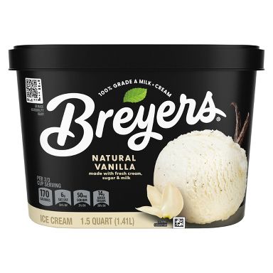 Breyers Original Ice Cream Natural Vanilla - 48oz