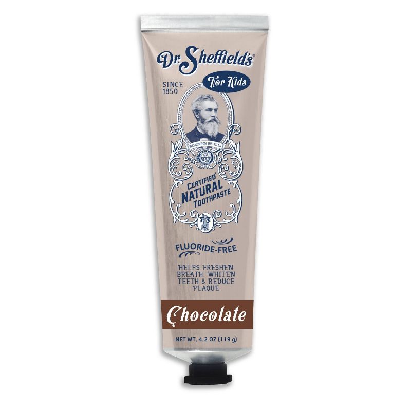 Dr. Sheffield&#39;s Certified Natural Kids Chocolate Toothpaste - 4.2oz/2pk, 3 of 5