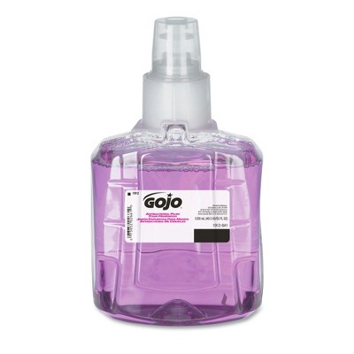 GOJO Industries 1912-02 Plum Scent 1200 mL Antibacterial Foam Handwash Refill for LTX-12 Dispenser