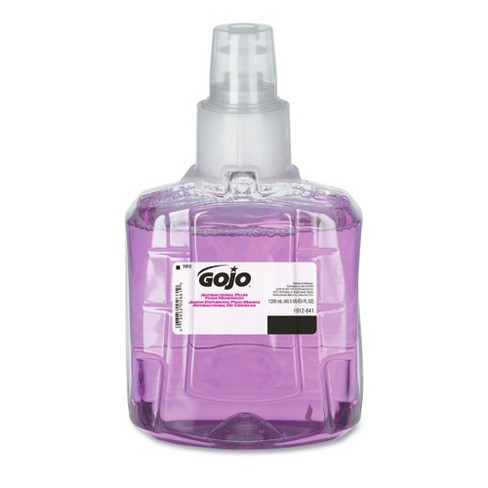 Gojo® Antibacterial Handwash ADX-12 Dispenser Refill - Plum ScentFor - 42.3  fl oz (1250 mL) - Push Pump Dispenser - Bacteria Remover - Hand, Skin -  Moisturizing - Antibacterial - Clear - Rich Lather - 1 Each - Filo CleanTech
