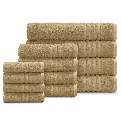 Ella Jayne Linen 12-Piece Cotton Towel Set
