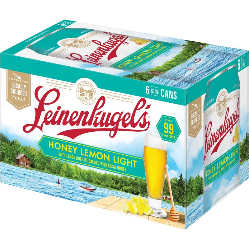 Leinenkugel&#39;s Honey Lemon Light Seasonal Beer - 6pk/12 fl oz Cans, 5 of 10