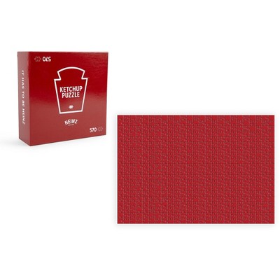 Toynk Heinz Ketchup All-Red Food Puzzle For Adults And Kids | 570 Piece Jigsaw Puzzle
