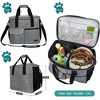 PetAmi Dog Travel Bag, Pet Supplies Organizer with Pockets, Food Container Collapsible Bowls, Gift Accessories Weekend Camping - 2 of 4