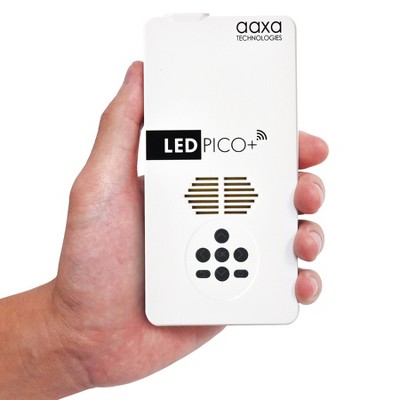 AAXA White LED Pico+ MAX Portable Mini Projector with Wi-Fi