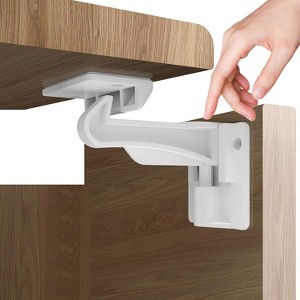 EMIRCEY 12 Pack Child Proofing Cabinet Locks White - 1 of 1