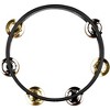 MEINL Compact Wood Tambourine Two Rows Dual Alloy Jingles Black - image 2 of 4