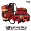 Kemp USA Tarpaulin Fluid-Resistant Ultimate EMS Packpack  Red - 4 of 4