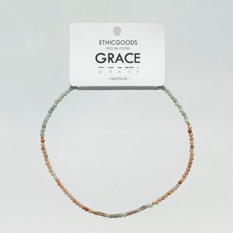 ETHIC GOODS Women's 2mm Morse Code Necklace [GRACE], 4 of 6