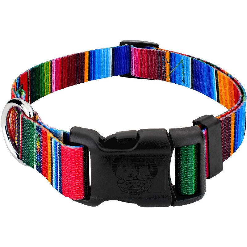 Country Brook Petz Deluxe Serape Dog Collar - Made in the U.S.A., 1 of 8