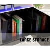 Sapphtopaz High Gloss TV Stand for TVs Up to 70" Storage Cabinet with Compartment Fireplace TV Stand with Heat and Color Change for Living Room - 4 of 4