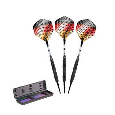 Elkadart Titanium 90% Tungsten Soft Tip Darts Black Titanium Coating 16 Grams
