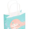 Blue Panda 24-Pack Mermaid Birthday Party Favor Medium Paper Gift Bags with Handles (5.3 x 9 x 3.2) - image 4 of 4