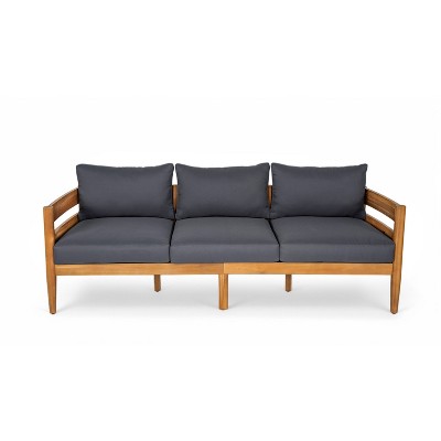 dark gray/teak