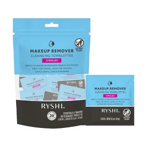 Makeup Remover Cleansing Towelettes – Individually Wrapped, Travel-Friendly, Safe for Face, Lips & Eyes - 1 of 3