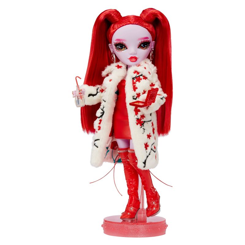 Rainbow High Shadow High Rosie - Red Fashion Doll Outfit Extra Long Hair &#38; 10+ Colorful Play Accessories, 4 of 9