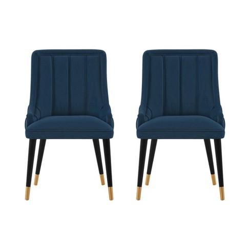 Midnight best sale velvet chairs