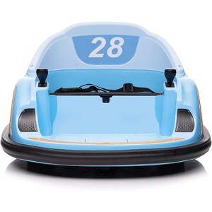 12V Ride On Bumper Car for Kids, Ride on Toy Gifts Toddlers, Electric Bumping Car with Remote Control, Battery Display, 360 Degree Spin - 1 of 4
