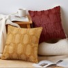 REGALWOVEN Solid Color Plush Soft Cozy Throw Pillow Covers for Sofa Home Decor 2 Pcs - 4 of 4