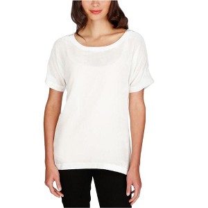 Lucky Brand Womens Velvet Contrast Embellished T-Shirt - 1 of 1