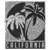 Men's Lost Gods California Black and White Palm Trees T-Shirt - 2 of 4