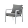 Sapphtopaz Outdoor Dining Chairs Aluminum Frame Outdoor Patio Chairs with Weather-Resistant Cushions for Outside, Yard, Balcony - 3 of 4