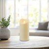 LumaBase Battery-Operated 7" Pillar Candle with Flickering Flame - 2 of 4