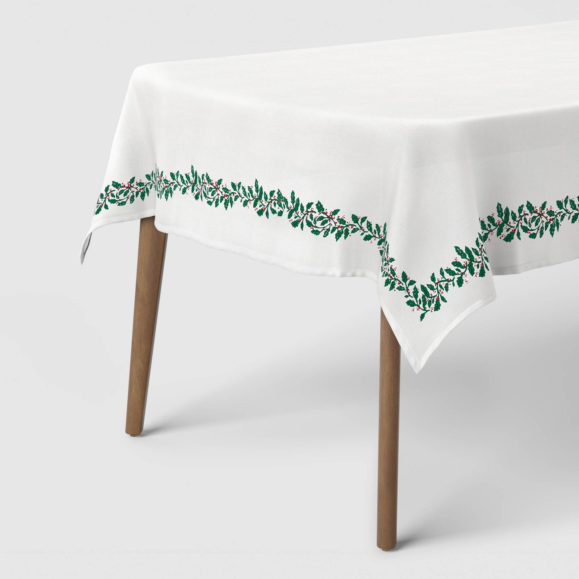 120"x60" Holly Berry Tablecloth - Threshold™