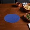 Unique Bargains Trivet Round Rope Woven Mat Cotton Non-woven Fabric 8.66"x8.66"x0.31" - 2 of 3