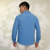 Campus Sutra Men Men's Sky Blue Chevron-Textured Shirt - 4 of 4