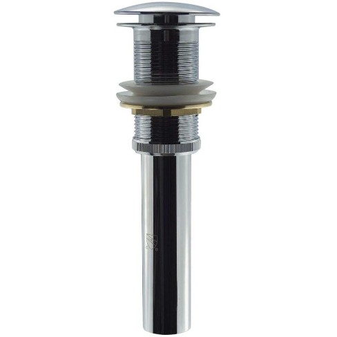 Fine Fixtures Pop-up Bathroom Sink Drain Without Overflow, Polished ...
