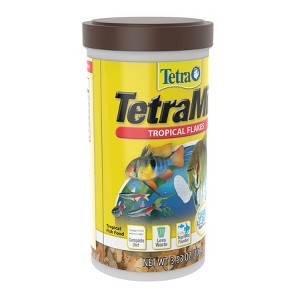 Tetra Tropical Flakes Nutritionally Balanced Fish Flavor Dry Fish Food - 3.53oz - 1 of 4